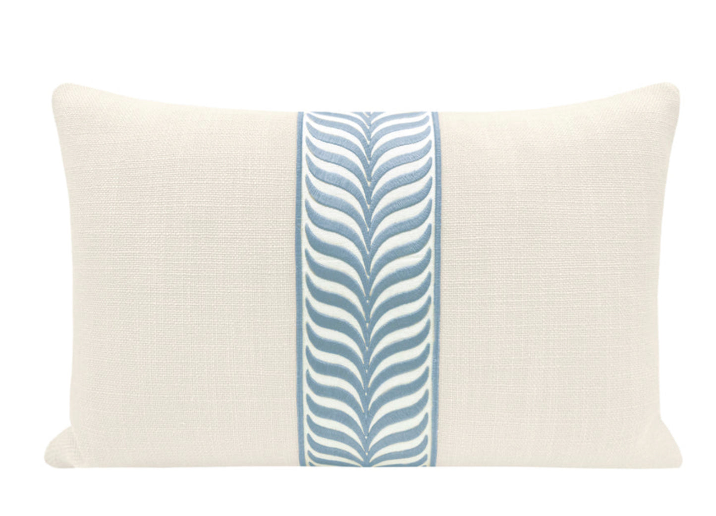 Little Lumbar Trellis Trim Powder Blue