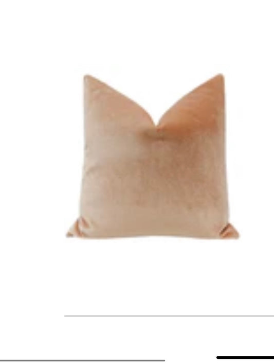 Venetian velvet blush pillow