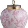Balinese Peacock Pink Porcelain Jar