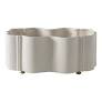 Tuscan Cream Scallop Planter