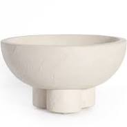 Grano Bowl Plaster Molded Concrete