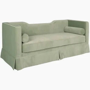 Green Velvet sofa