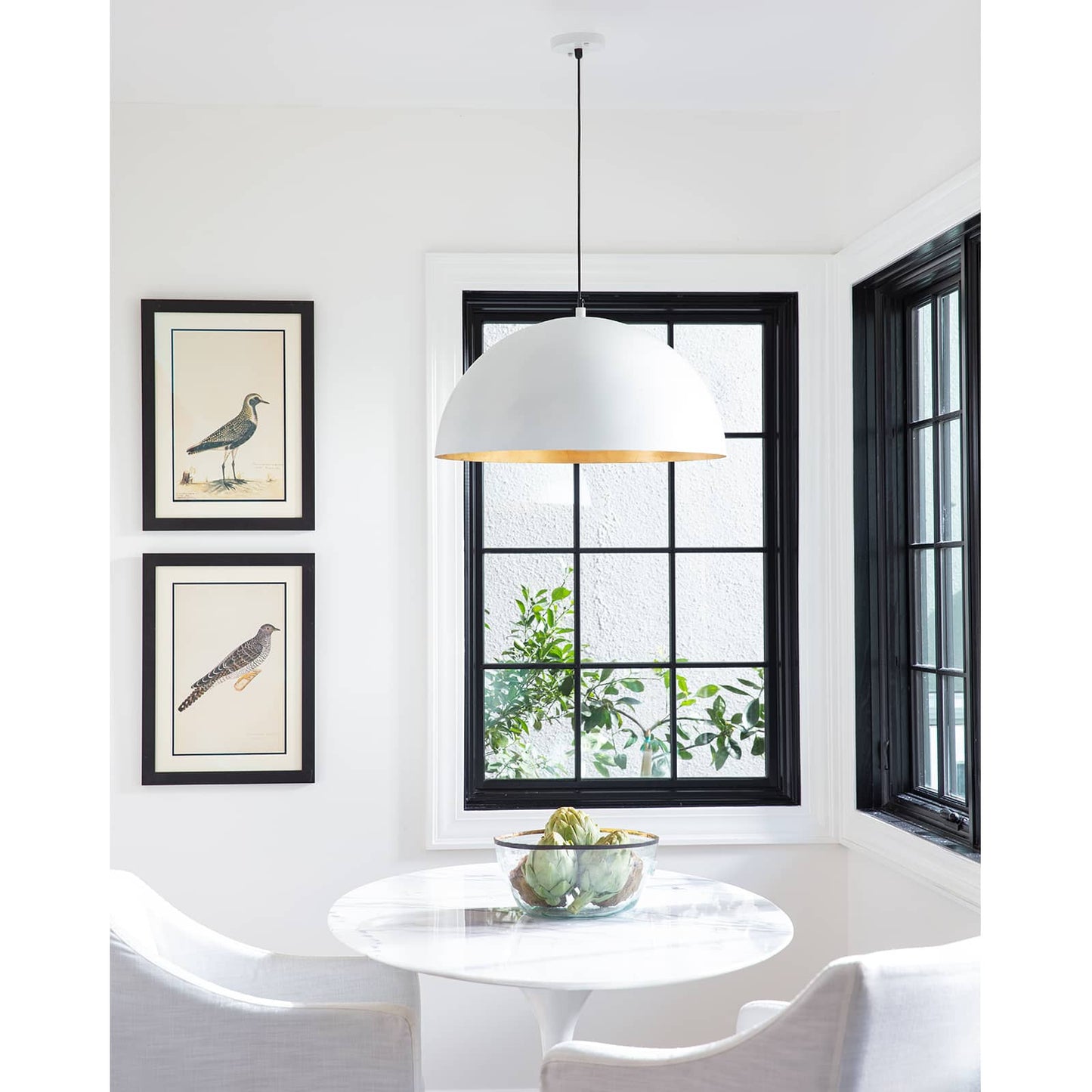 Sigmund White Pendant Ceiling Light - Large