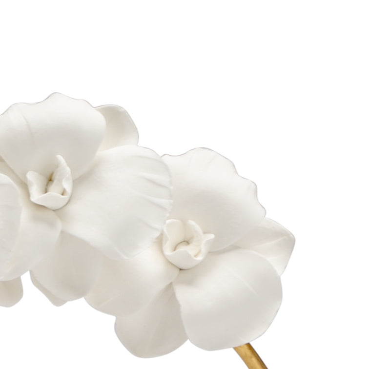 Small Orchid on Stand Sculpture