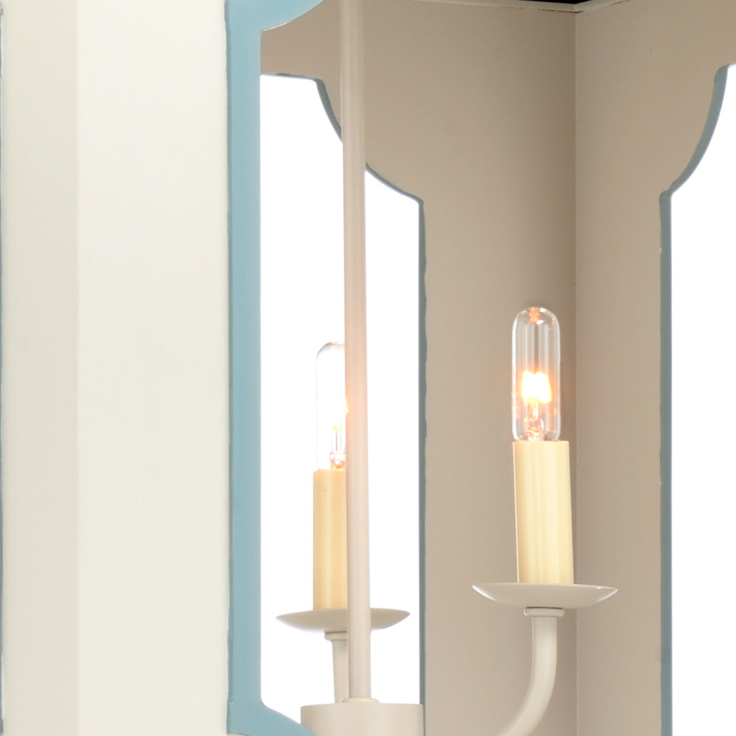 Tole Pagoda Lantern - Gray