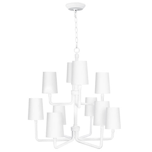 White Rope Chandelier