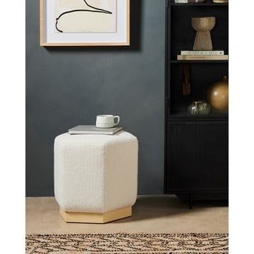Livi Ottoman 22" Cardiff Cream