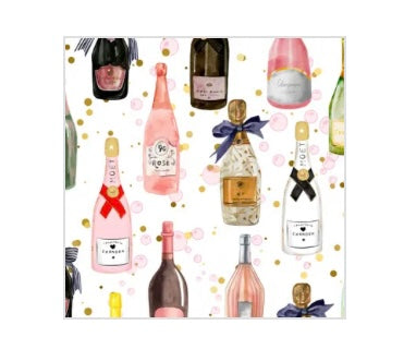 Large acrylic tray pop the champagne