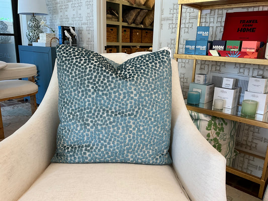 Bespeckled Teal Pillow