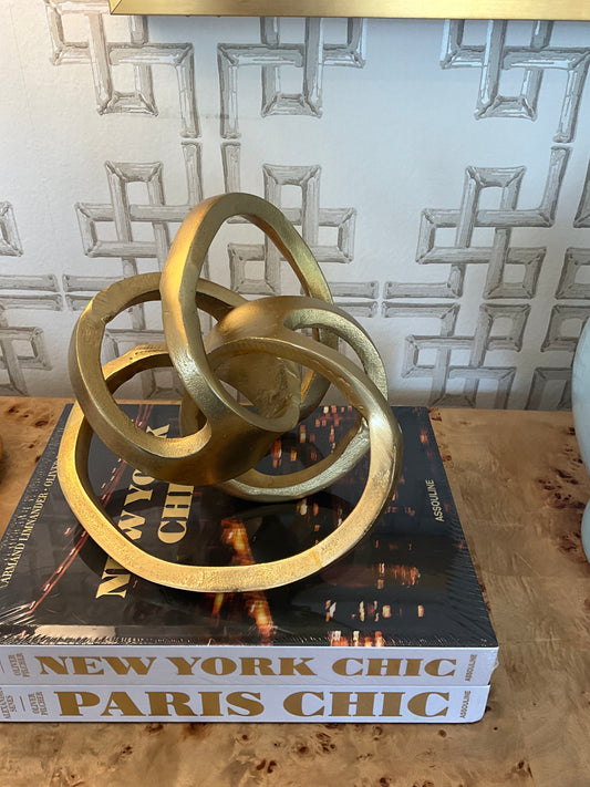 Large Gold Knot