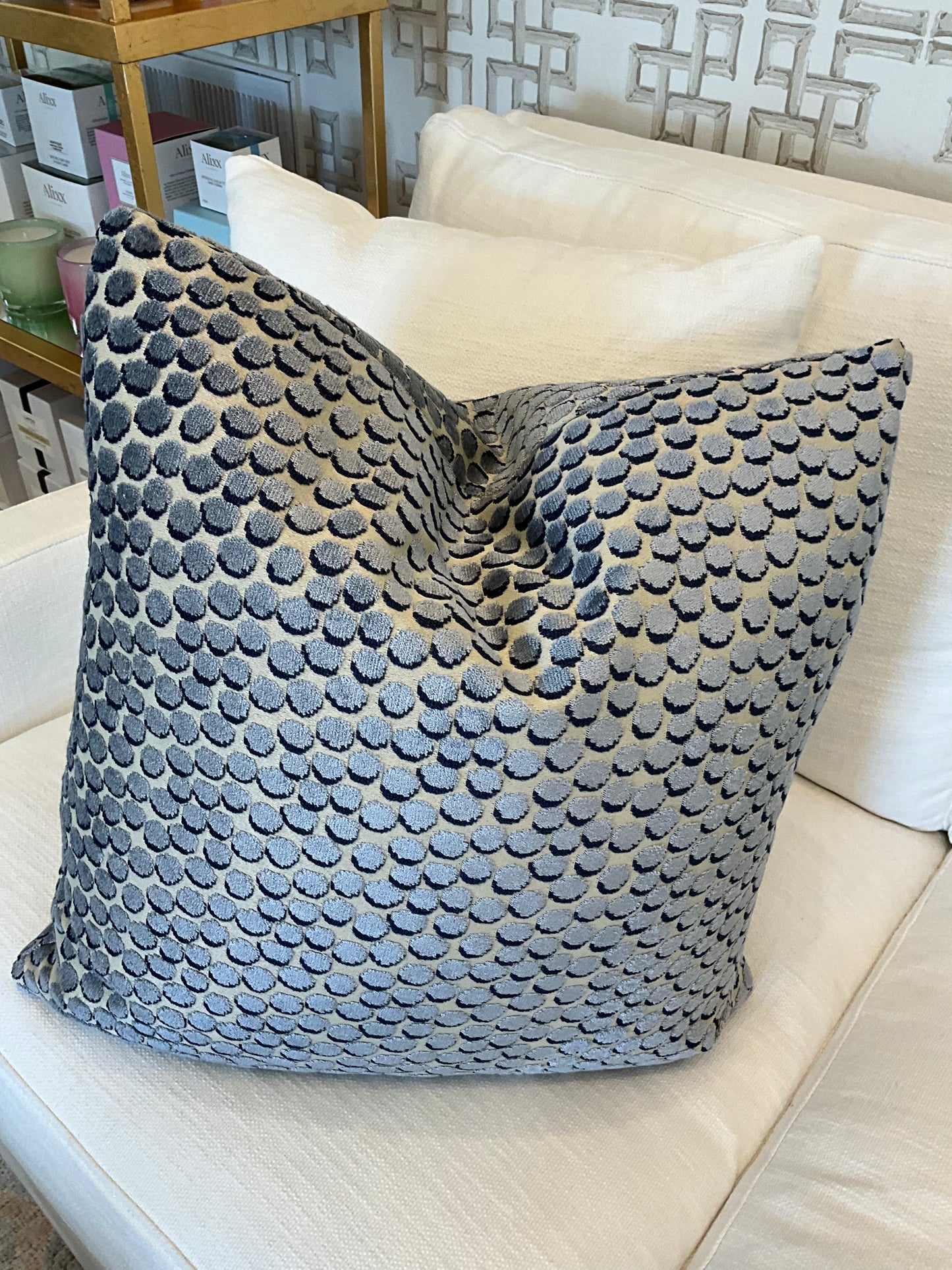Bacchus pebble pillow