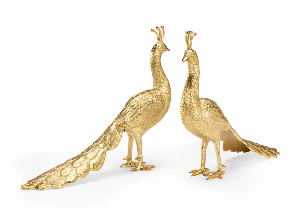 Brass Peacocks