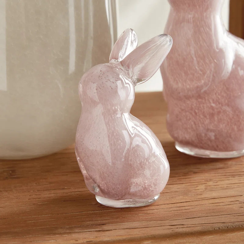 Glass bunny sculpture (small)