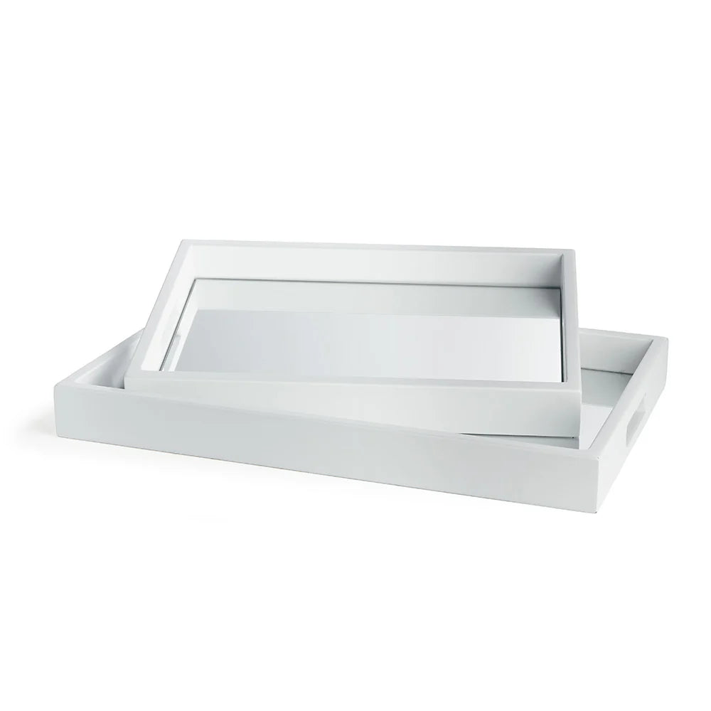 Mirrored Tray Set (2)