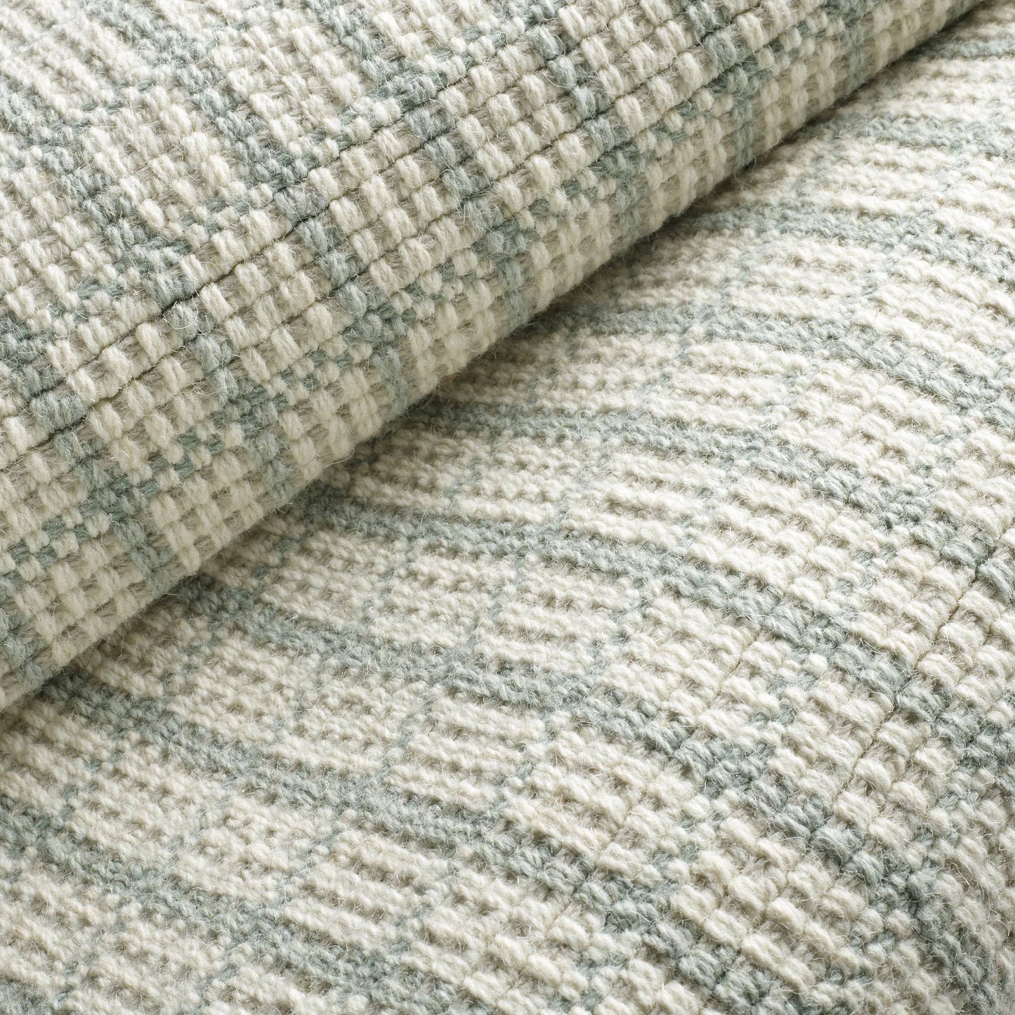 Woven Wool Custom Rug (seaglass) 8x10