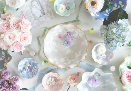 Chinoiserie Dreams Scalloped Bowl
