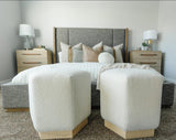 Livi Ottoman 22" Cardiff Cream