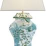 Canton Celadon Lamp  33"H