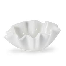 Ruffle Ceramic Bowl - Medium