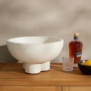 Grano Bowl Plaster Molded Concrete