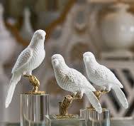 Parrot On Crystal - Square Lg
