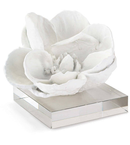 Magnolia White Leaf Objet