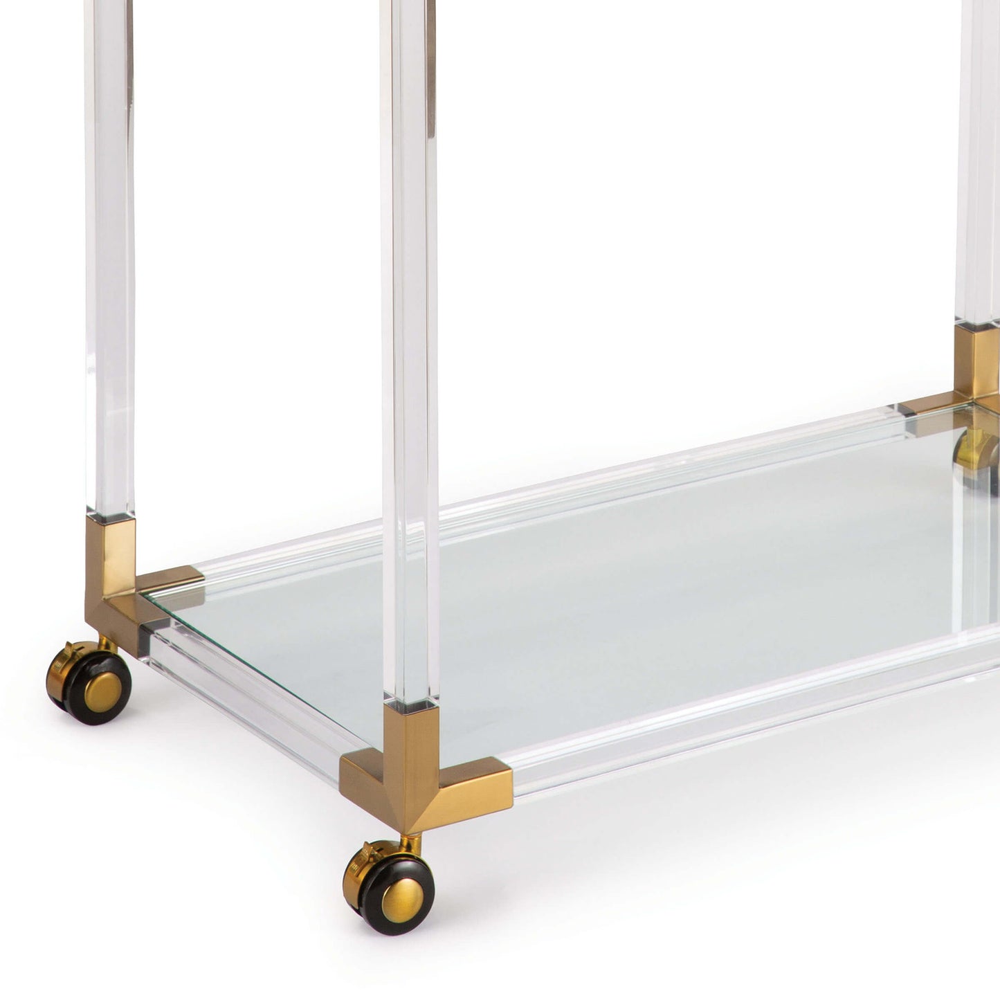 Americano Bar Cart (Natural Brass)