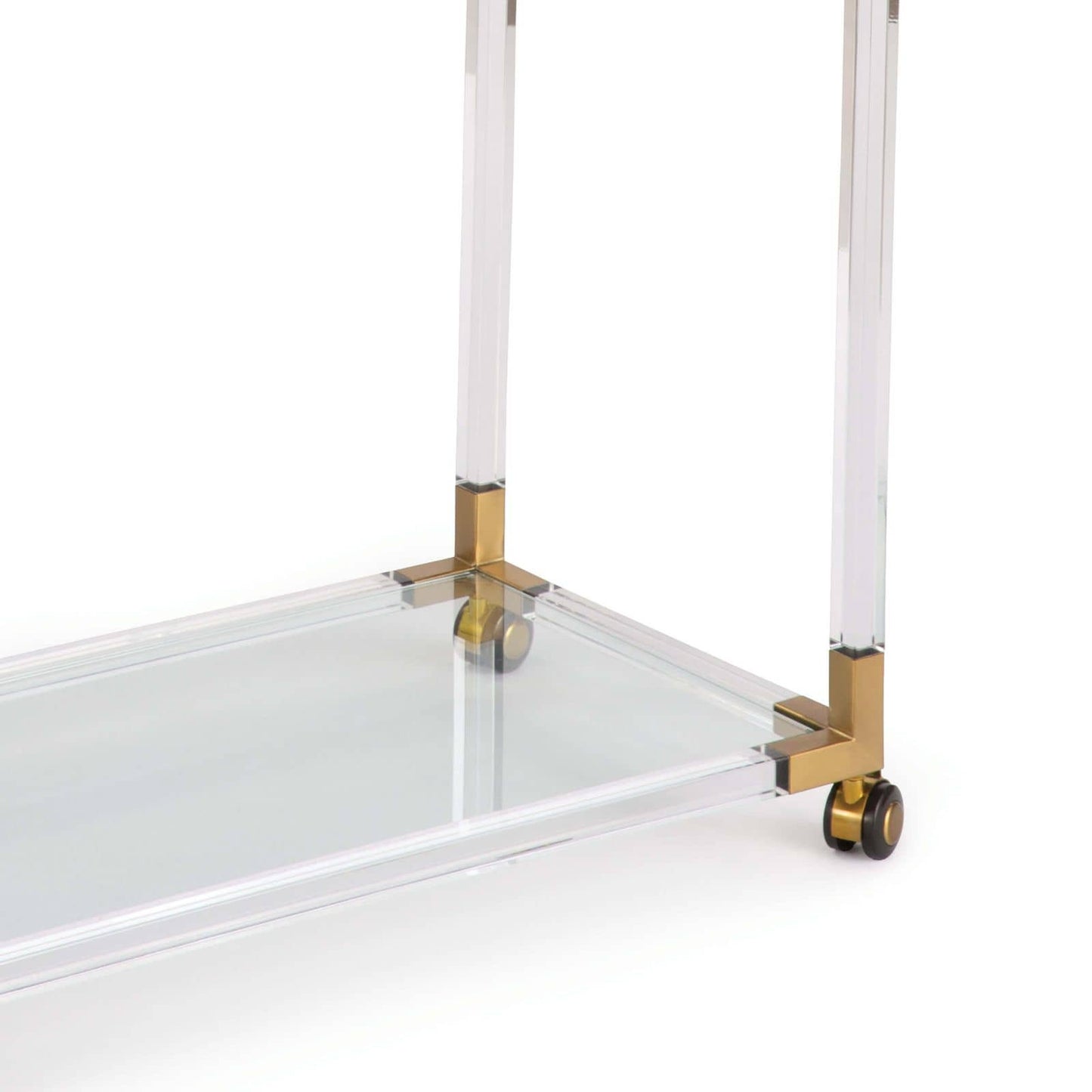 Americano Bar Cart (Natural Brass)
