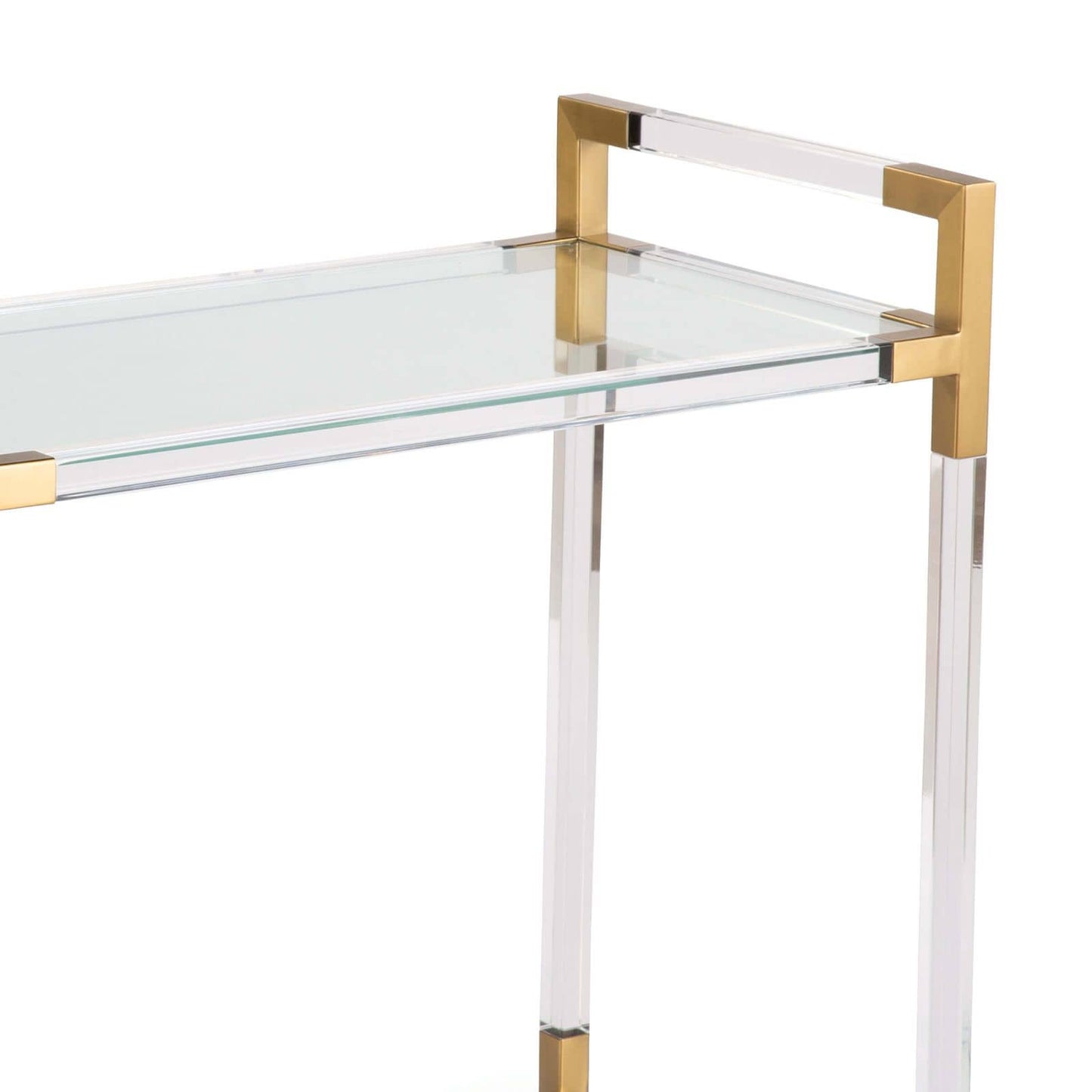 Americano Bar Cart (Natural Brass)