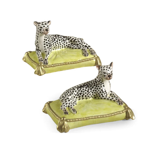 Leopard Figurines (Pair)