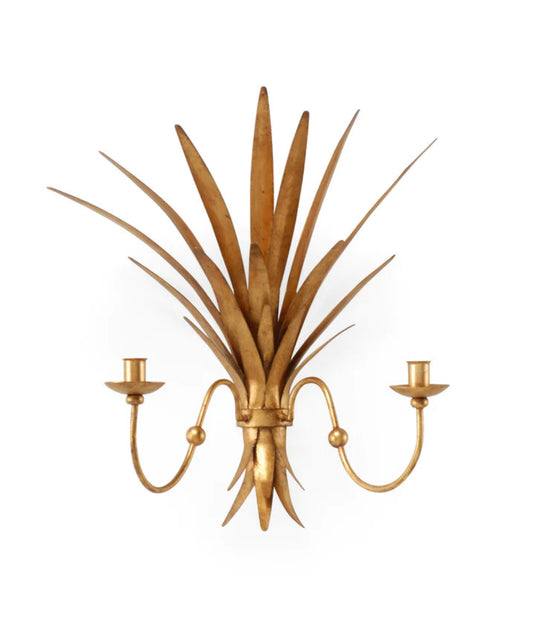 Wheat Wall Sconce (Gold)